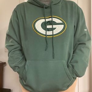 Green Bay Packers Hoodie, Large!